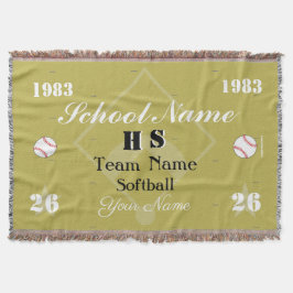 HAMbyWG Anpassade Softball eller Baseball Filt