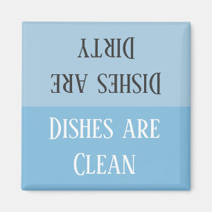 HAMbyWG - Anpassningsbar Dishwasher Dirty - Clean  Magnet