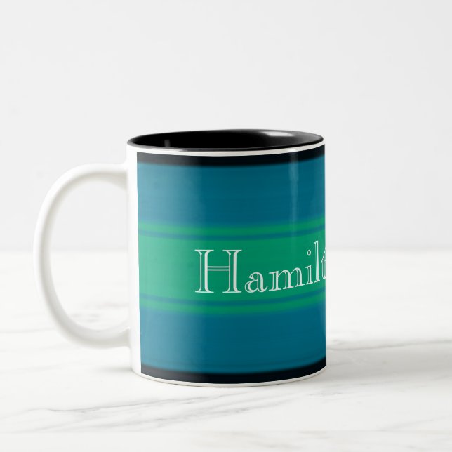 HAMbyWG - Anpassningsbar Mugg - Teal Blue-Grönt (Vänster)