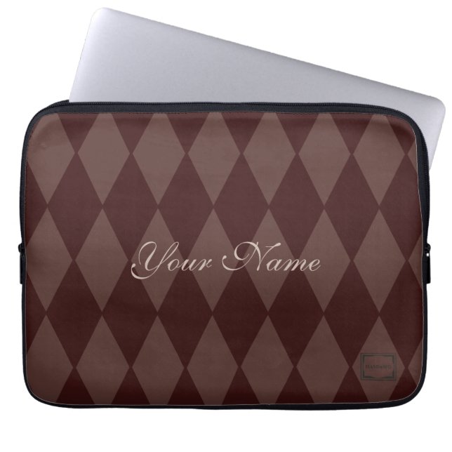 HAMbyWG Argyle i valfri färg Laptop Fodral (Framsidan)