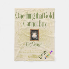 HAMbyWG - Baby Blanket - Ett Sak Guld kan inte köp Fleecefilt