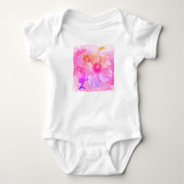 HAMbyWG - Baby Bright, mjuk rosa hawaiiansk hibisk T Shirt