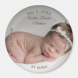 HAMbyWG - Baby Födelse Tillkännagivande Magnet