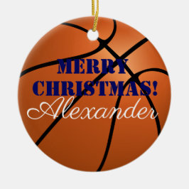 HAMbyWG - Basketboll Julgransprydnad Keramik