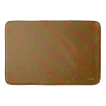 HAMbyWG - Bath Mat - Crazy Red Lime Green
