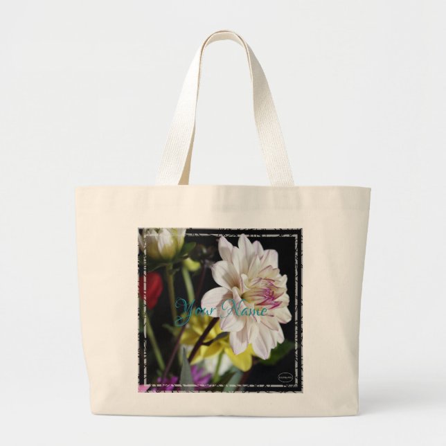 HAMbyWG Blandade blommor Jumbo Tygkasse (Framsidan)