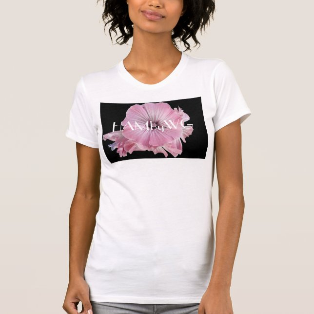 HAMbyWG Blek Rosa Wispy Flower T Shirt (Framsida)