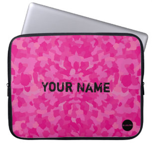 HAMbyWG - Camouflage in Rosa Sherbert Laptop Fodral