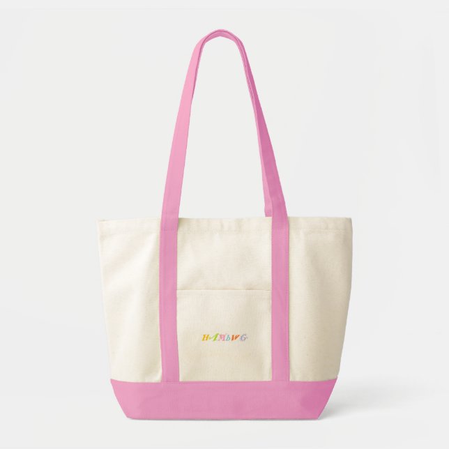 HAMbyWG - Canvas Tote Bag - HAMbWG Tygkasse (Framsidan)