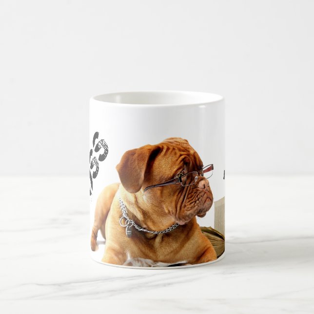 HAMbyWG - CHEF Coffee Mugg - Bulldog w/Glasses (Center)