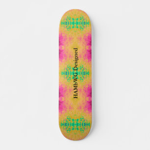 HAMbyWG Designad - 80's Kalifornien Skateboard Bräda 19,5 Cm
