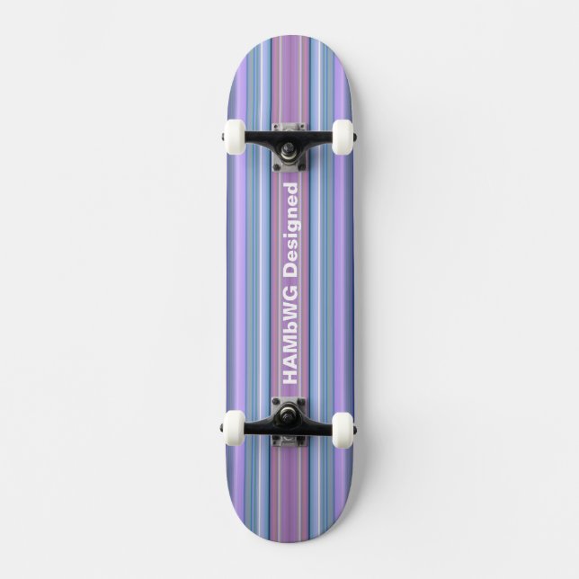 HAMbyWG Designad - Skateboard - Blueberry (Framsida)