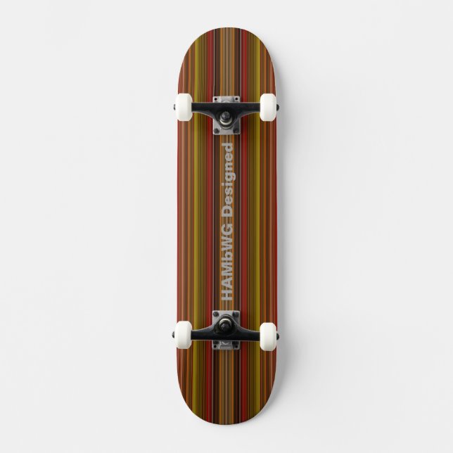 HAMbyWG Designad - Skateboard - Höst Bräda 19,5 Cm (Framsida)