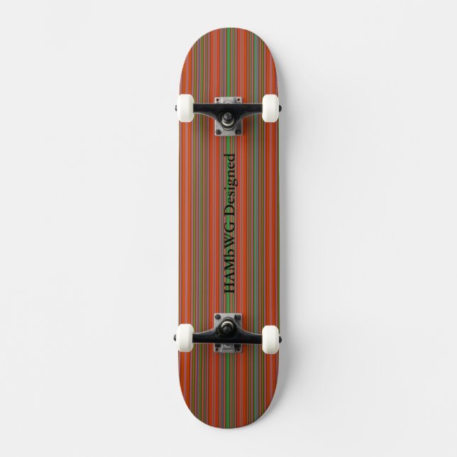HAMbyWG Designad - Skateboard - O/A/G Bräda 21,5 Cm (Framsida)