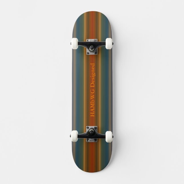HAMbyWG Designad - Skateboard - Solnedgång (Framsida)