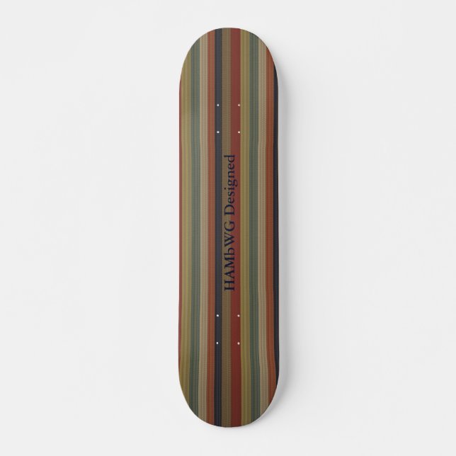 HAMbyWG Dsgn - Skateboard - Native American Färg (Framsida)