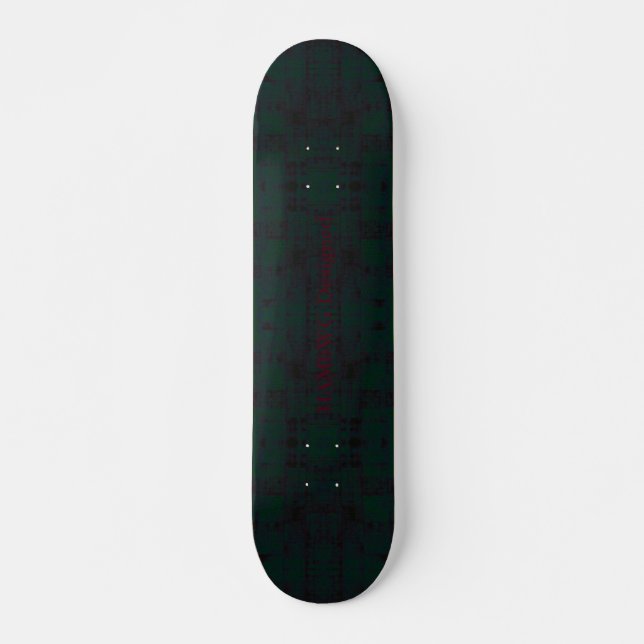 HAMbyWG Dsgnd Skateboard - Gothic Grönt Disted (Framsida)