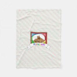 HAMbyWG - Fleece Blanket - Bra Primary Squirrel