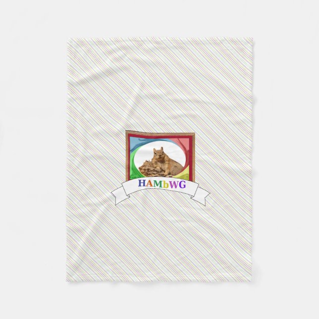 HAMbyWG - Fleece Blanket - Bra Primary Squirrel (Framsidan)
