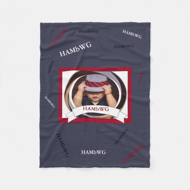 HAMbyWG - Fleece Blanket HambWG Bambino (Framsidan)