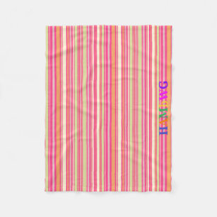 HAMbyWG - Fleece Blanket - Rosa Orange Mint Pub