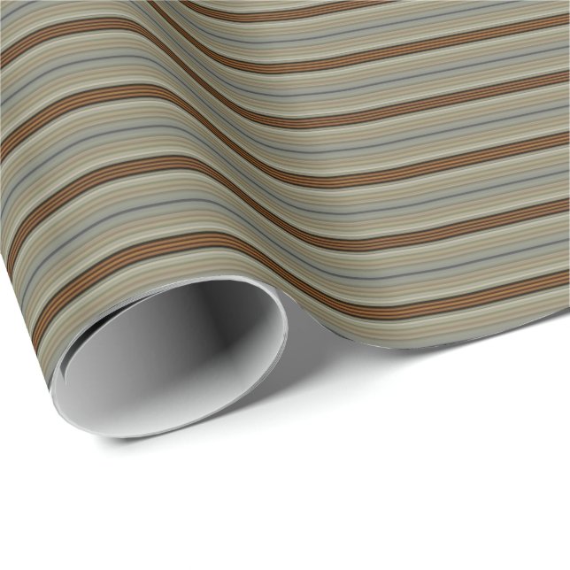 HAMbyWG - Gift Wrap - Art Deco Rand Presentpapper (Rullad Hörn)