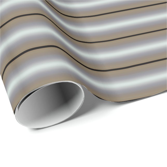 HAMbyWG - Gift Wrap - Art Deco Rand Presentpapper (Rullad Hörn)