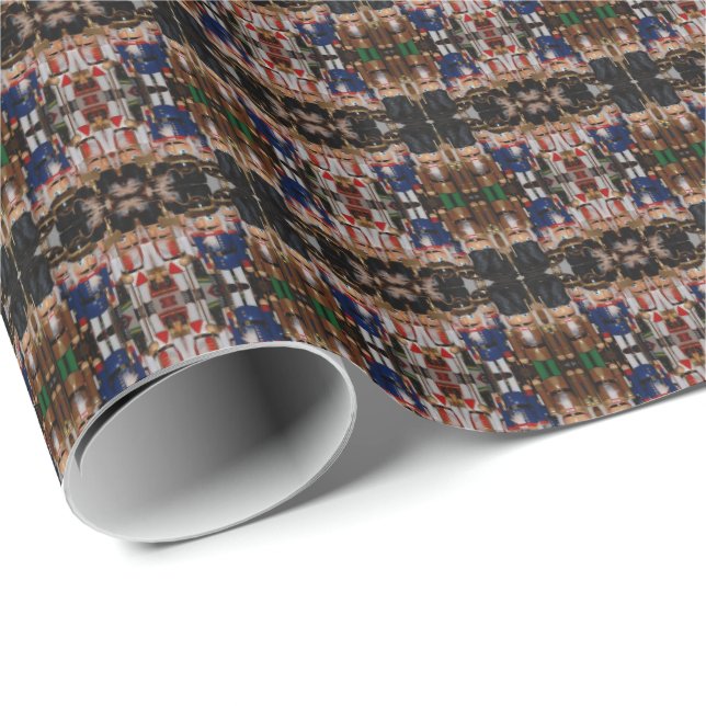 HAMbyWG - Gift Wrap - Leksak Soldiers i julklapp Presentpapper (Rullad Hörn)