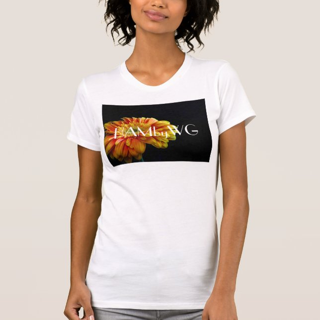 HAMbyWG Gult-Orange Gerber Daisy T Shirt (Framsida)