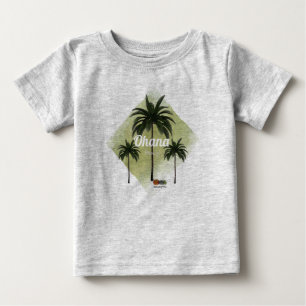 HAMbyWG Hawaiin Theme Handflatan Träd med Ohana T Shirt