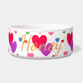 HAMbyWG - Hund food Bowl - Hearts