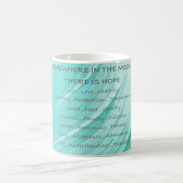 HAMbyWG - Kaffe Mugg - de sju dödsökta sinnen och  (Center)