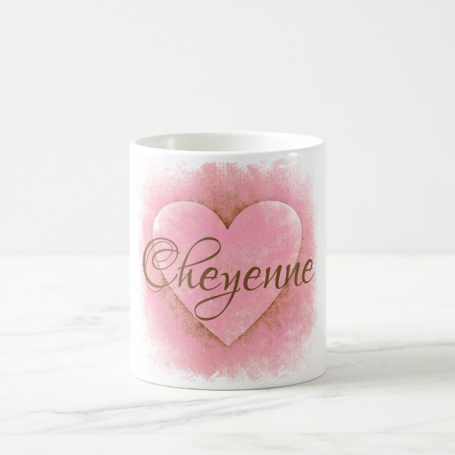 HAMbyWG - Kaffe Mugg - Rosa hjärta (Center)