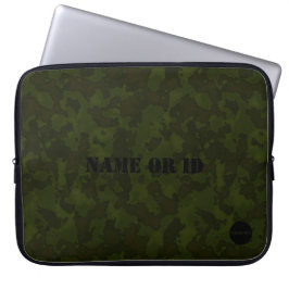 HAMbyWG - Kamouflage i armégrönt Laptop Fodral