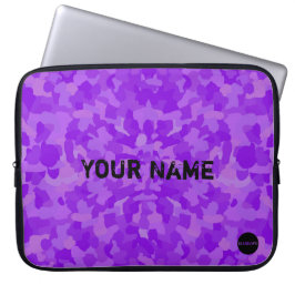 HAMbyWG - Kamouflage in Violet Laptop Fodral