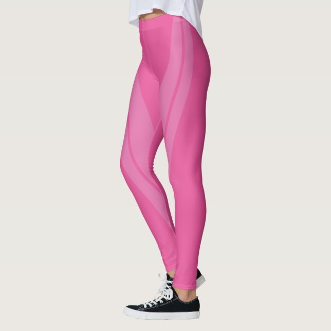 HAMbyWG - Komprimeringslegeringar - Ljus Rosa Leggings (Vänster)