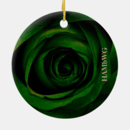 HAMbyWG-kvadratisk ornament - Grönt Ro