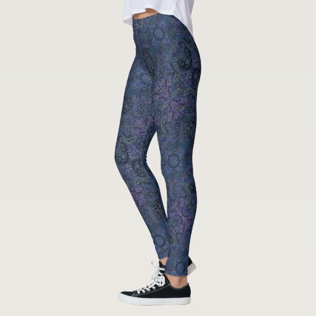 HAMbyWG - Leggings - Blue Persian Gypsy (Vänster)