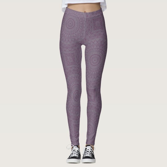 HAMbyWG - Leggings - Lavender Bohemian (Framsida)