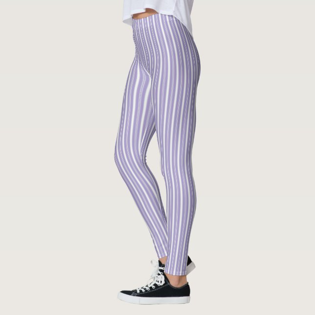 HAMbyWG - Leggings - Light lilac n White Rand (Vänster)