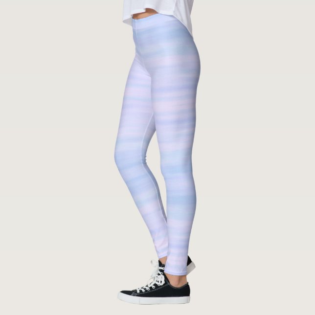 HAMbyWG - Leggings - Ljusblå vattenfärger (Vänster)