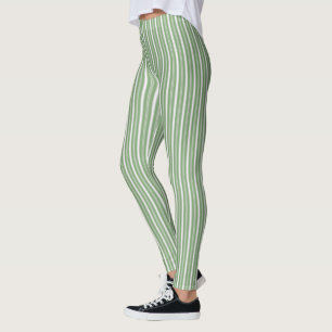 HAMbyWG - Leggings - Ljust grönt n White Rand