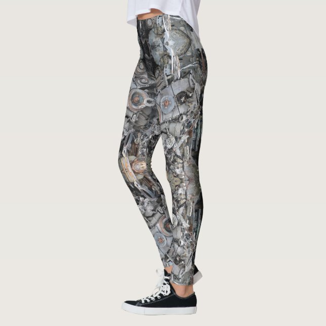 HAMbyWG - Leggings - Motordelar Mönster (Vänster)