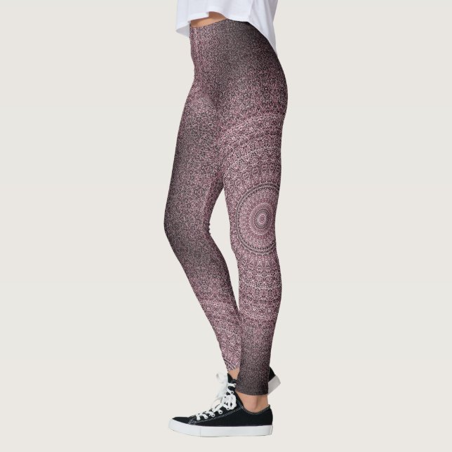HAMbyWG - Leggings -  Rosa Mandala (Vänster)