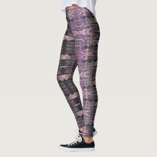 HAMbyWG Leggings - Svart Lila
