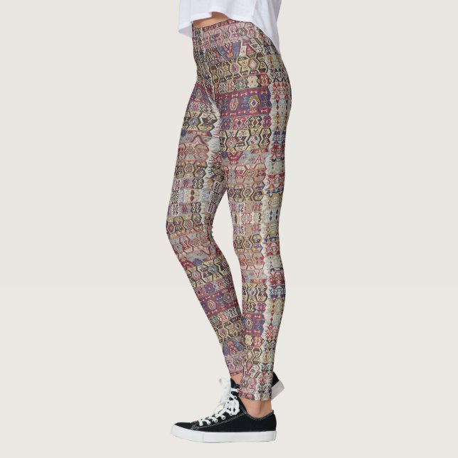 HAMbyWG - Leggings - Tribal 0 B/R/Br/Yel (Vänster)