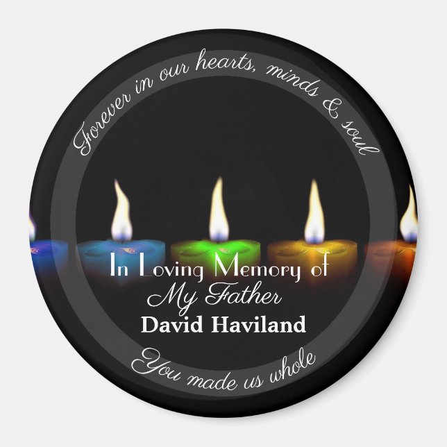 HAMbyWG - Ljusmagnet med text Magnet (Framsidan)