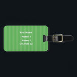 HAMbyWG Luggage- eller Bag-Märkre Bagagebricka<br><div class="desc">HAMbyWhiteGlove alias HAMbWG Luggage tag med vår tvåtonade rand design,  kommer i ANY färg under sol! Välj bara alternativet Anpassa och anpassa! Visas i kalkgrönt.</div>