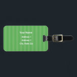 HAMbyWG Luggage- eller Bag-Märkre Bagagebricka<br><div class="desc">HAMbyWhiteGlove alias HAMbWG Luggage tag med vår tvåtonade rand design,  kommer i ANY färg under sol! Välj bara alternativet Anpassa och anpassa! Visas i kalkgrönt.</div>