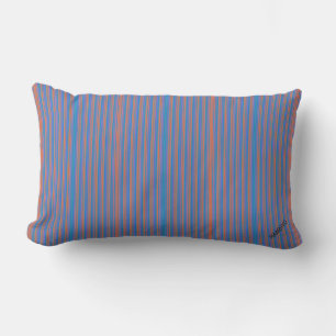 HAMbyWG Lumbar Pillow - Blått/rött tunn rand Utomhuskudde